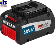 Аккумулятор  BOSCH GBA 18 V 6.3 Ah EneRacer Professional [1600A00R1A]